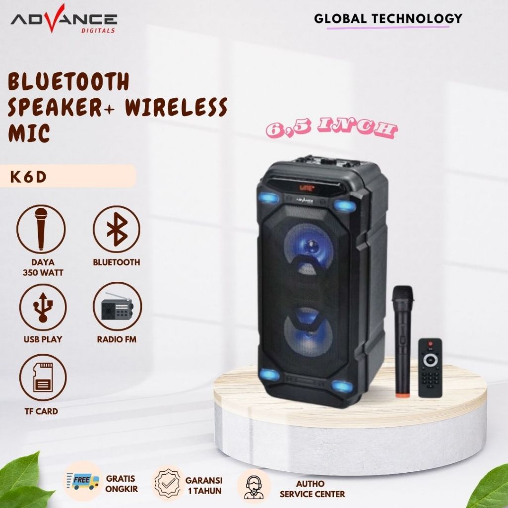 ADVANCE SPEAKER K6D PORTABLE