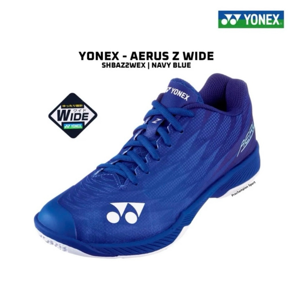 Sepatu Badminton YONEX SHBAZ2MEX / SHBAZ2WEX / Aerus Z2 Men / Aerus Z2 Wide Navy Blue