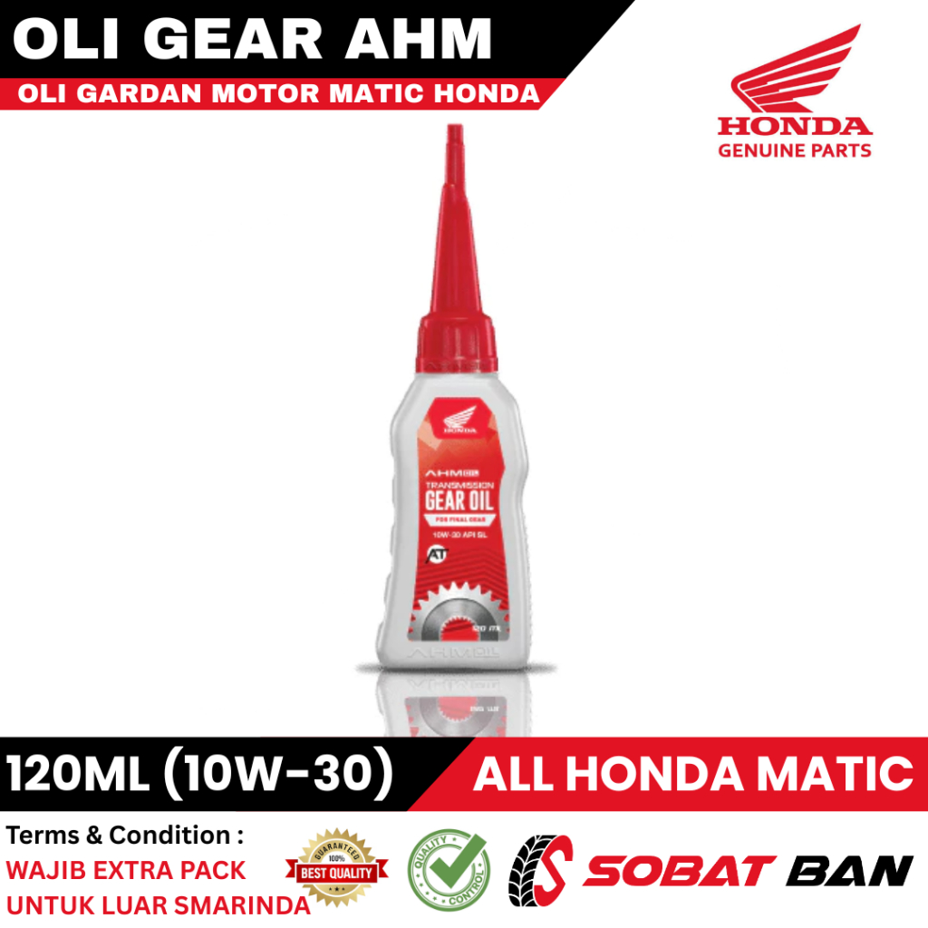 OLI GEAR AHM 120 ML OLI GARDAN ORIGINAL HONDA UNTUK MOTOR BEAT VARIO PCX