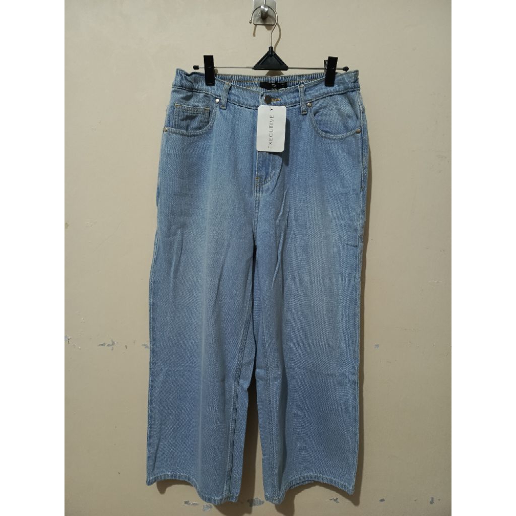 EXECUTIVE CELANA WANITA KULOT JEANS PANJANG ORIGINAL