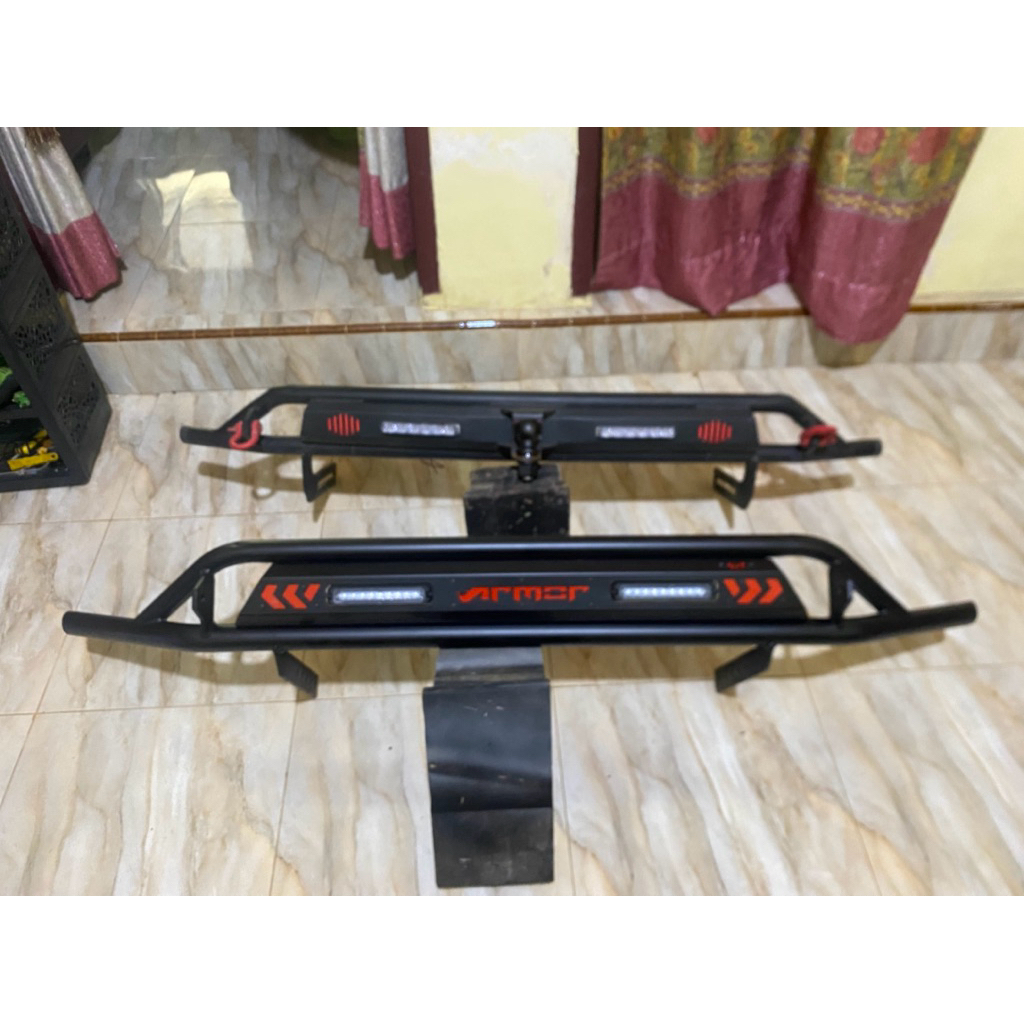 BUMPER BESI OFFROAD DEPAN & BELAKANG + LED | MODEL ARMOR