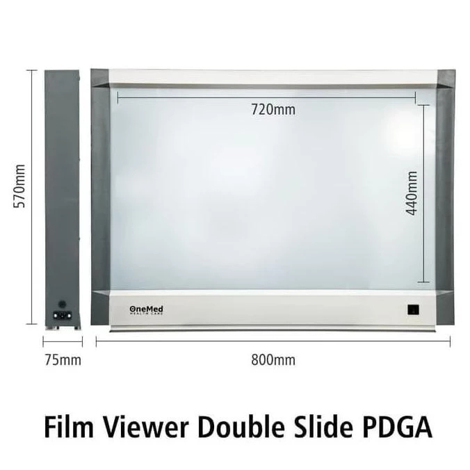 Onemed Film Viewer Double X-Ray / Lampu Pembaca Rontgen