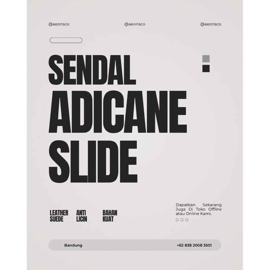 Sandal Adicane Slide A