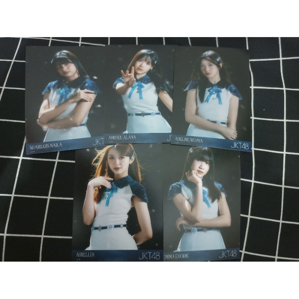photopack jkt48 anniversary the first snow | jemima jkt48, lia jkt48, nala jkt48, lana jkt48, delyn 