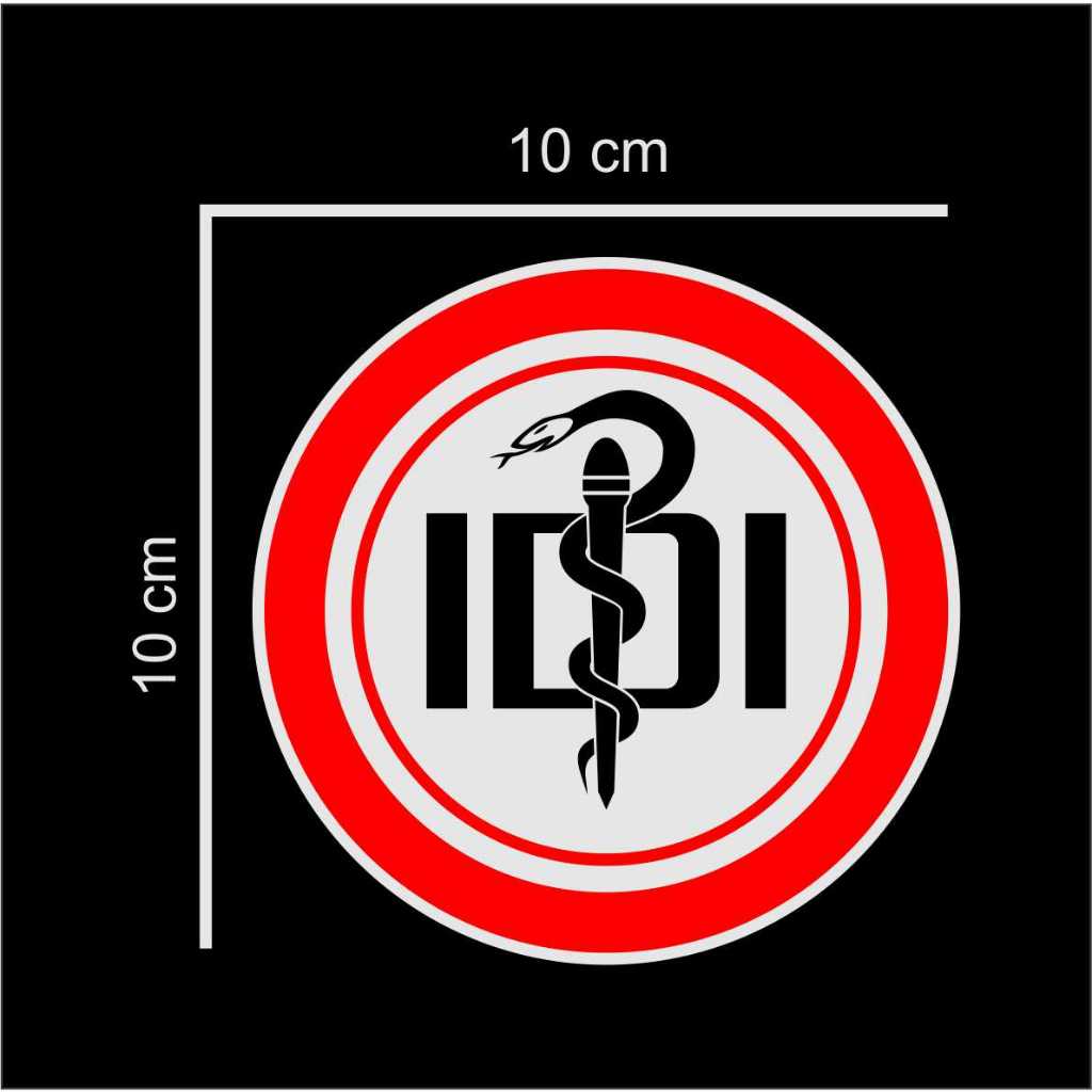 stiker cutting logo IDI IKATAN DOKTER INDONESIA