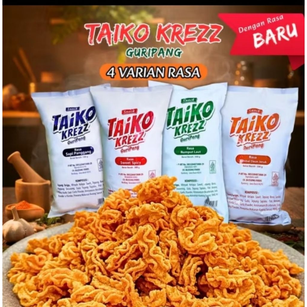 taiko krezz guripang 500 gram halal