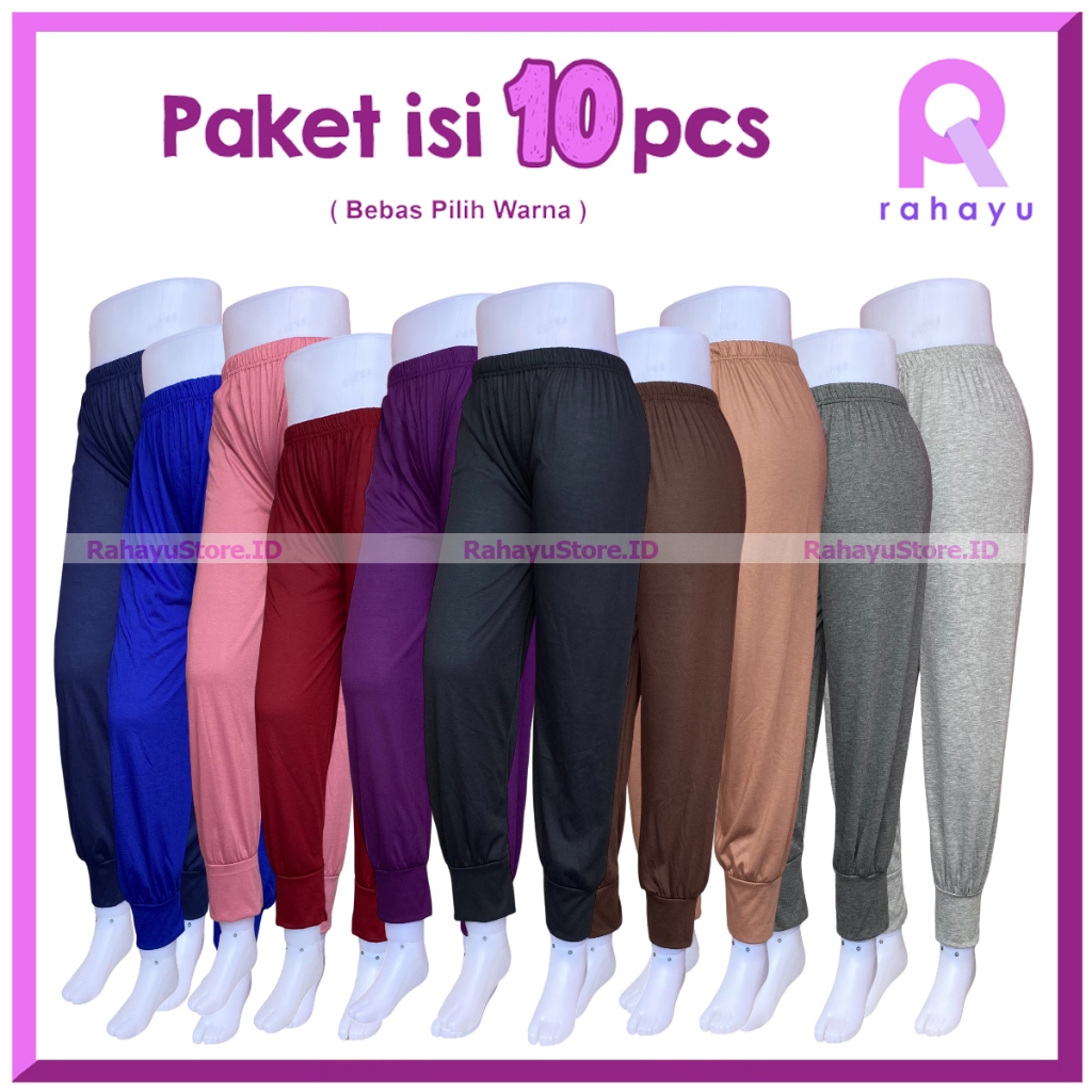 Celamis Aladin Isi 10pcs  / Celana Dalaman Gamis Aladin / Celamis Aladin Kaos / Inner Gamis Aladin /