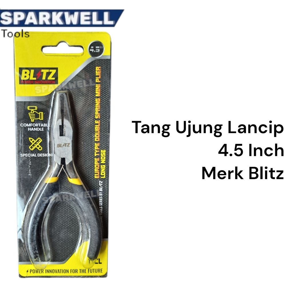BLITZ Tang Gegep Ujung Lancip 4.5" 1TCL