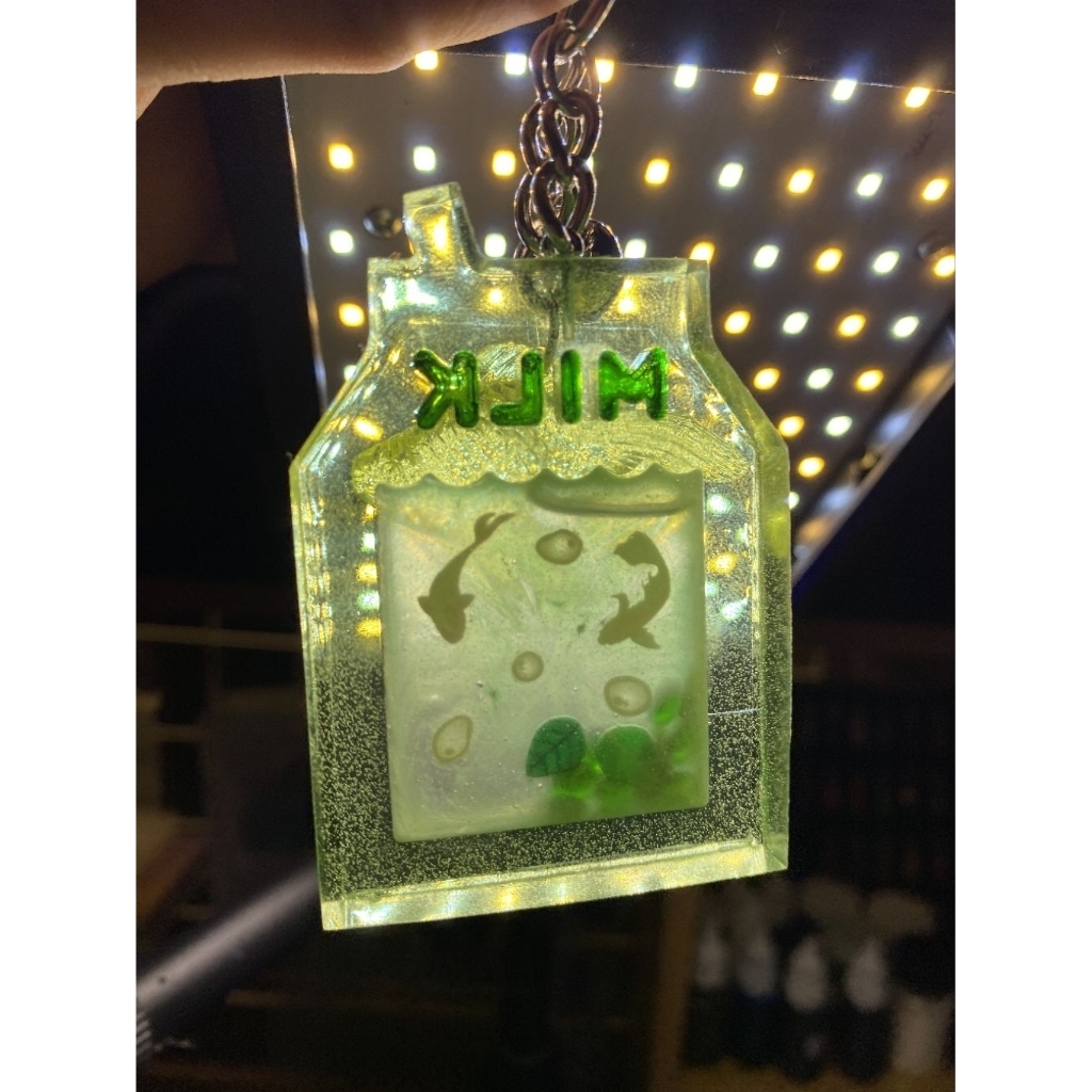 gantungan kunci tema marimo, marimo, gantungan kunci unik