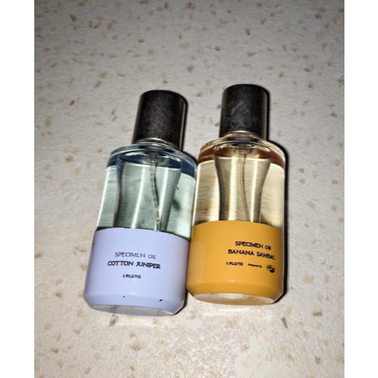 decant share Scents of Pluto - cotton juniper banana sambac specimen 011 09  tester parfum lokal | 2