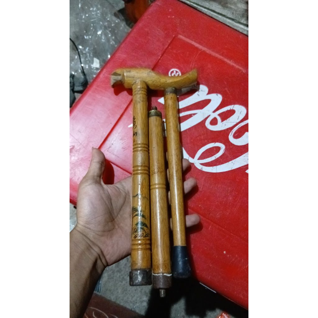 Tongkat 175k jadul antik kuno lawas vintage display munus tertera