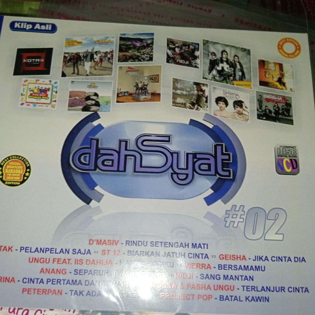 KASET VCD KARAOKE POP DAHSYAT VOL 2