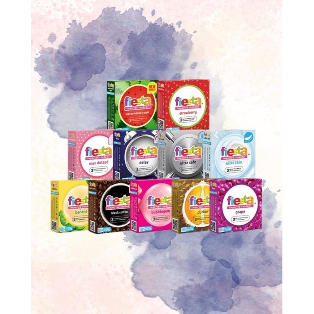 Fiesta Condoms All Flavors