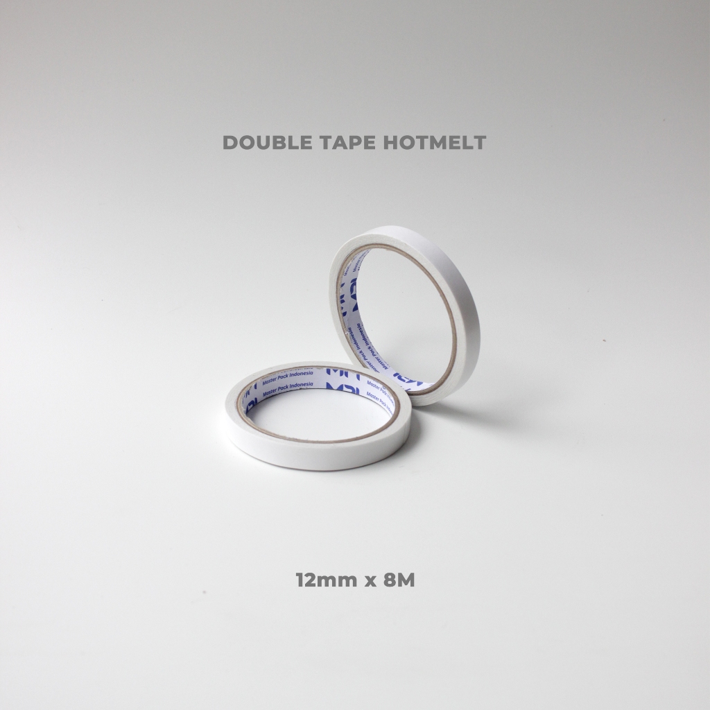DOUBLE TAPE 12 MM / DOUBLE TAPE KERTAS 12 MM MPI BERKUALITAS