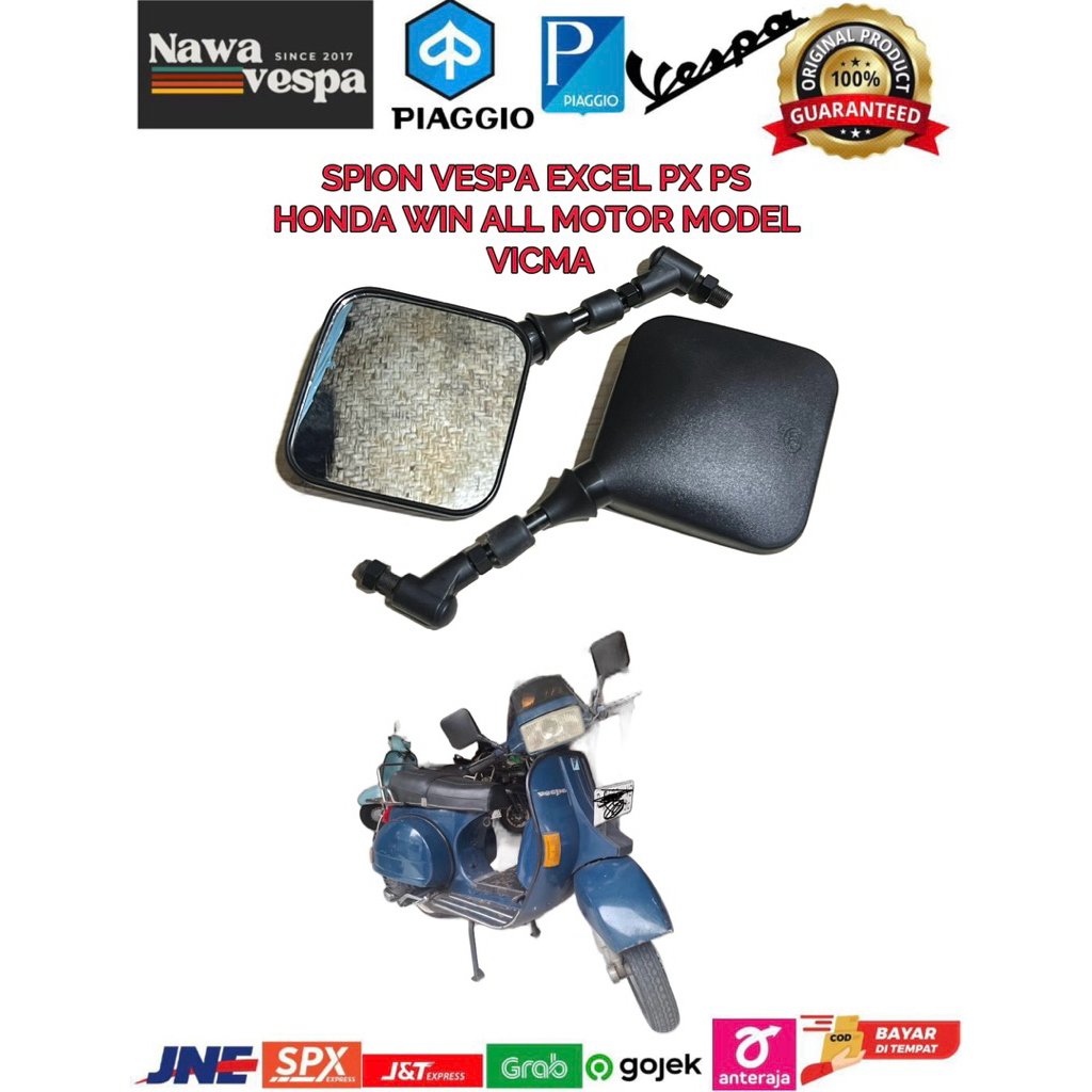 SPION VESPA KOTAK MODEL VICMA VITALONI SPION VESPA PX EXCEL STRADA