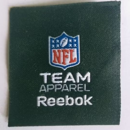 tag reebok nfl label