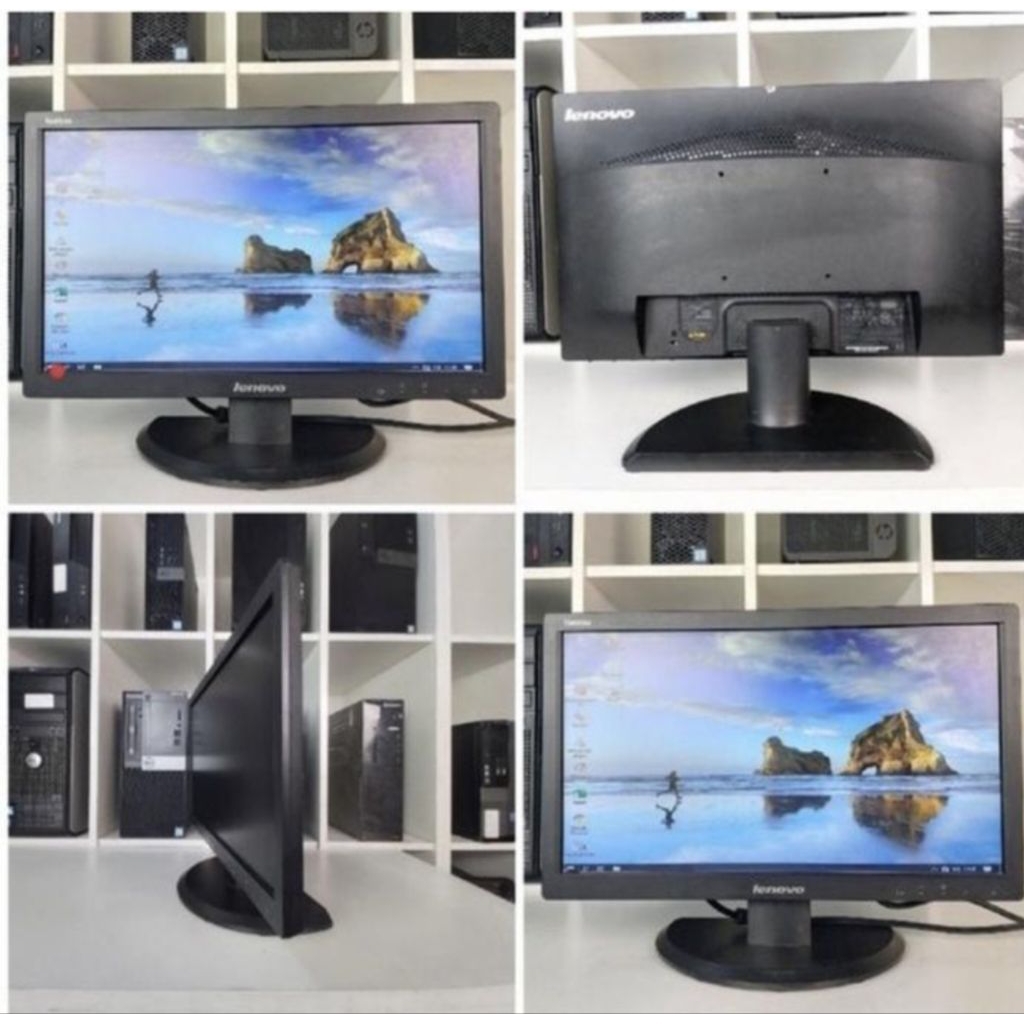 jual murah monitor lenovo E1922SWD LIKE NEW Bergaransi