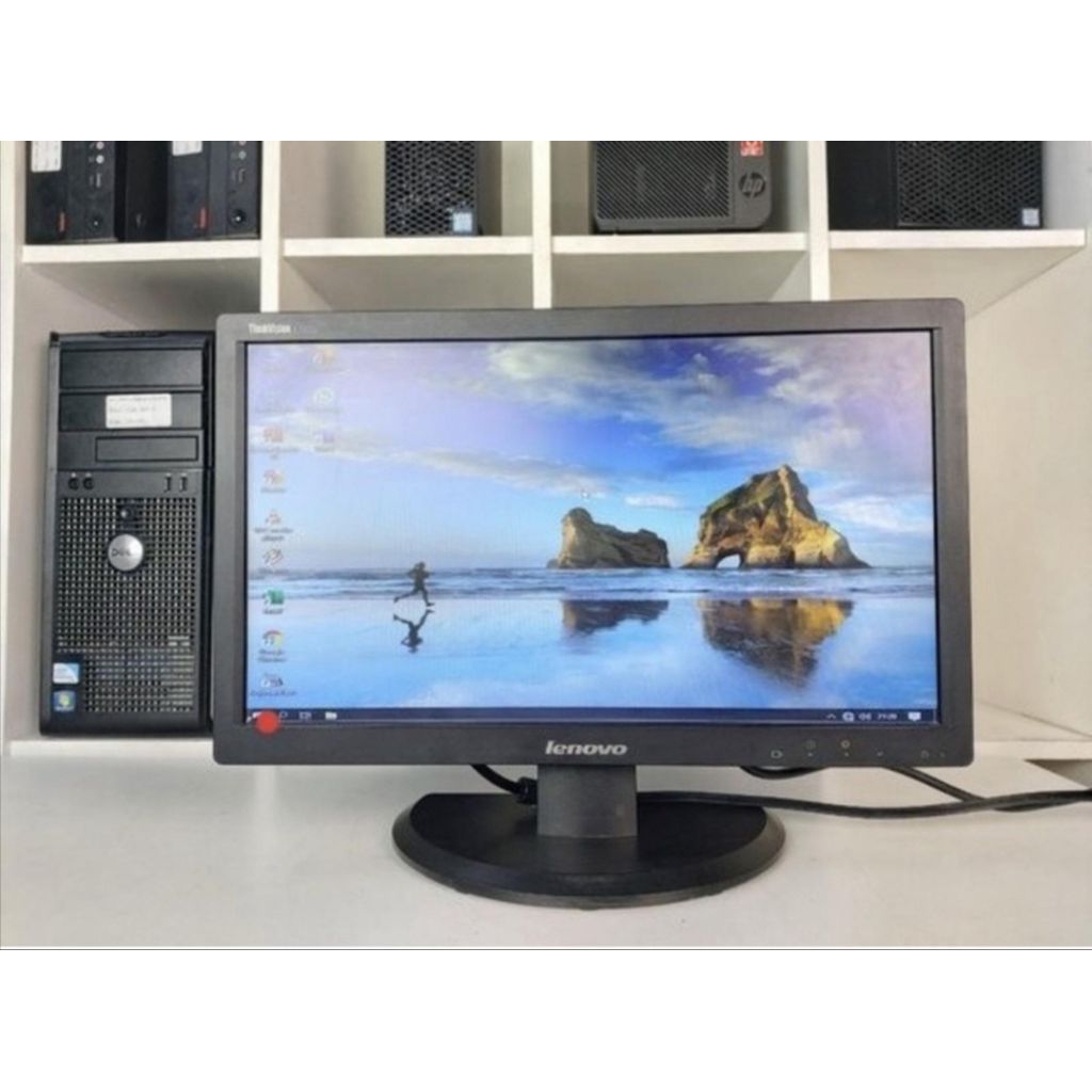 Monitor murah lenovo E1922s bergaransi like new