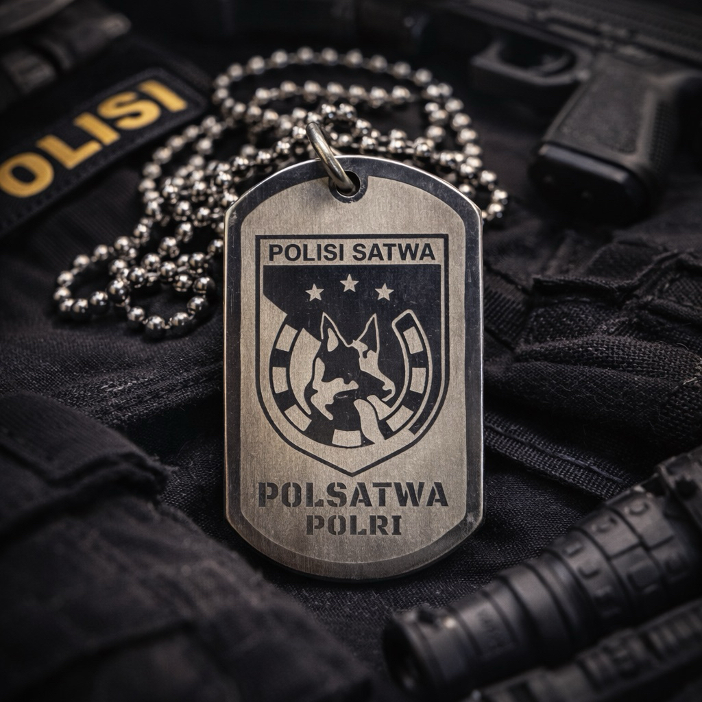 Kalung Polisi Satwa / Kalung polsatwa polri / Kalung polisi / aksesoris polisi