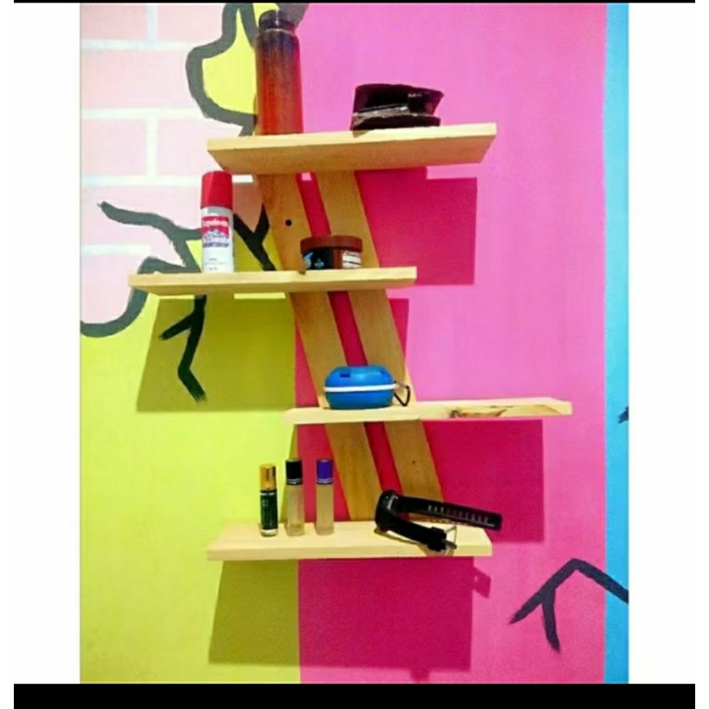 rak dinding / rak aksesoris / rak gantung / rak minimalis / rak tempel / rak aksesoris kosmetik  / h