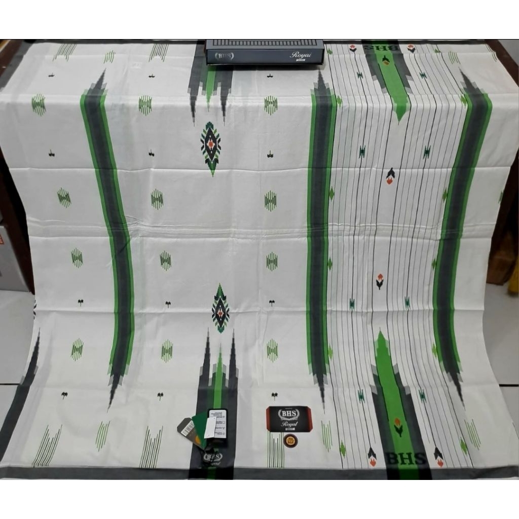 BHS Royal SGF Silver Putih Jahit Tengah