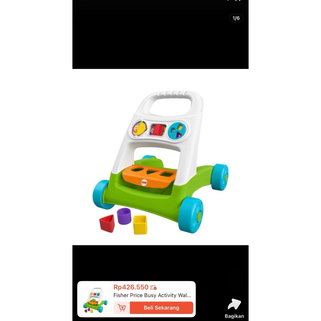 Fisher Price - Baby push Walker (preloved)