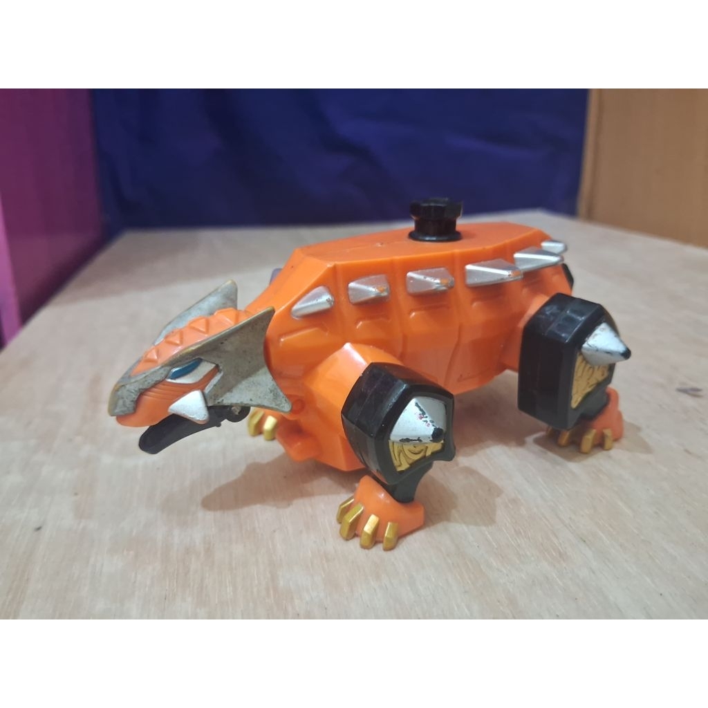 Mainan Jadul Part Zord Junk Dino Thunder BANDAI Original Ankylozord Bakuryuu Abaranger Sentai DX Ank