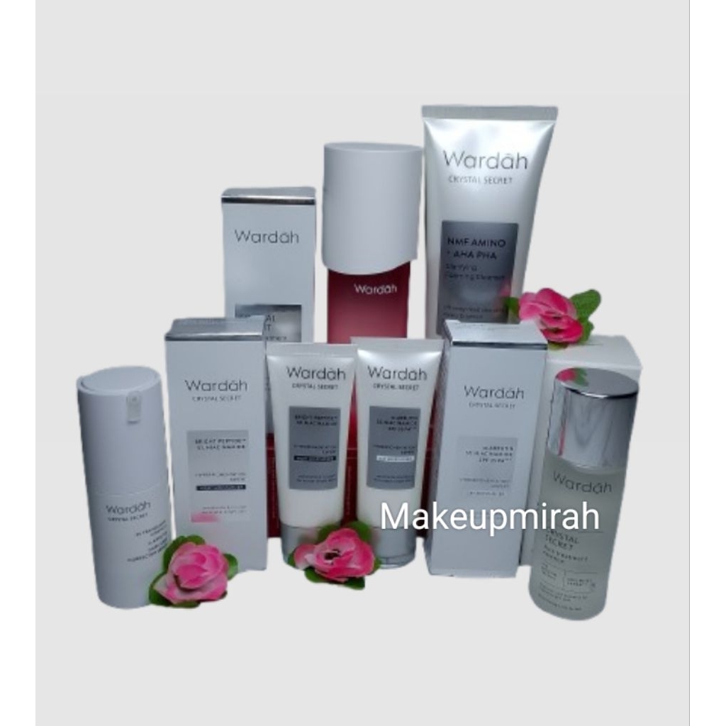 WARDAH CRYSTAL SECRET Paket Series Lengkap/ Wardah White Secret Komplit/ Cream