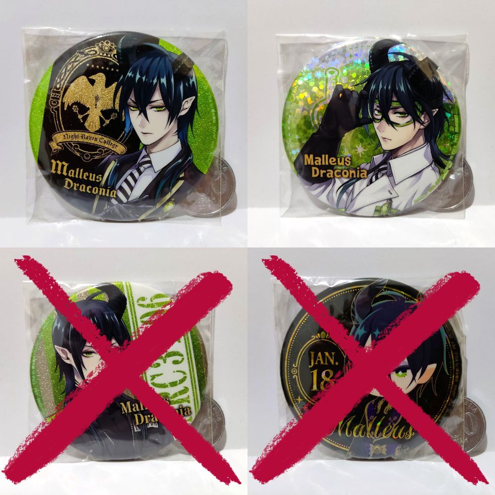 Disney Twisted Wonderland Can Badge Collection - Malleus Draconia