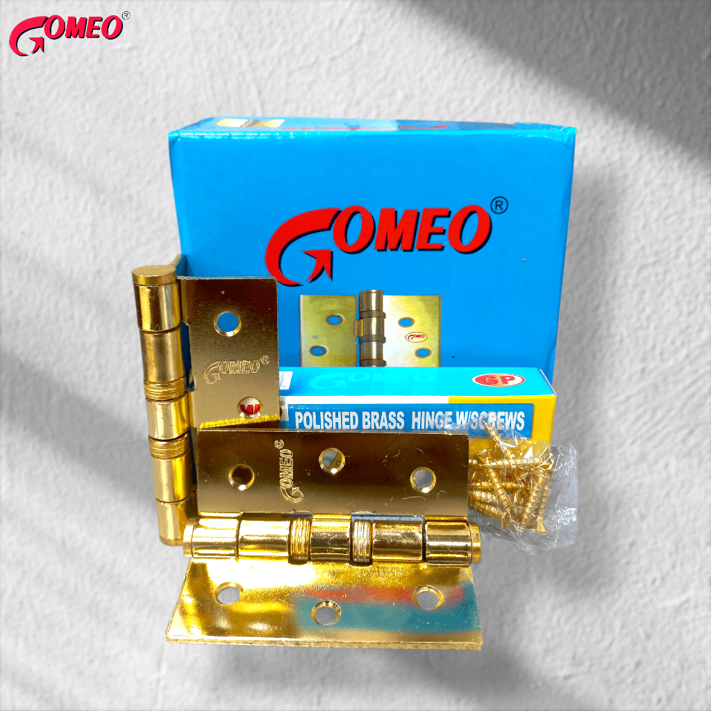 ENGSEL PINTU ENGSEL JENDELA 3 INCH GOMEO GOLD - Engsel Pintu/Jendela 3" Gomeo Warna GP