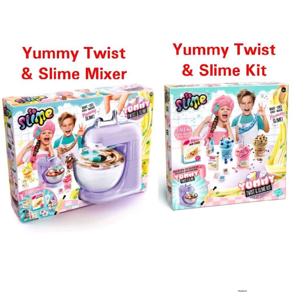 So Slime Yummy Twist & Slime Mixer or Kit 3 Recipes