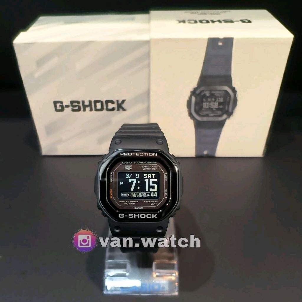 CASIO Gshock Smartwatch DW-H5600MB-1 / DW H5600MB-1 Heart Rate Monitor Original