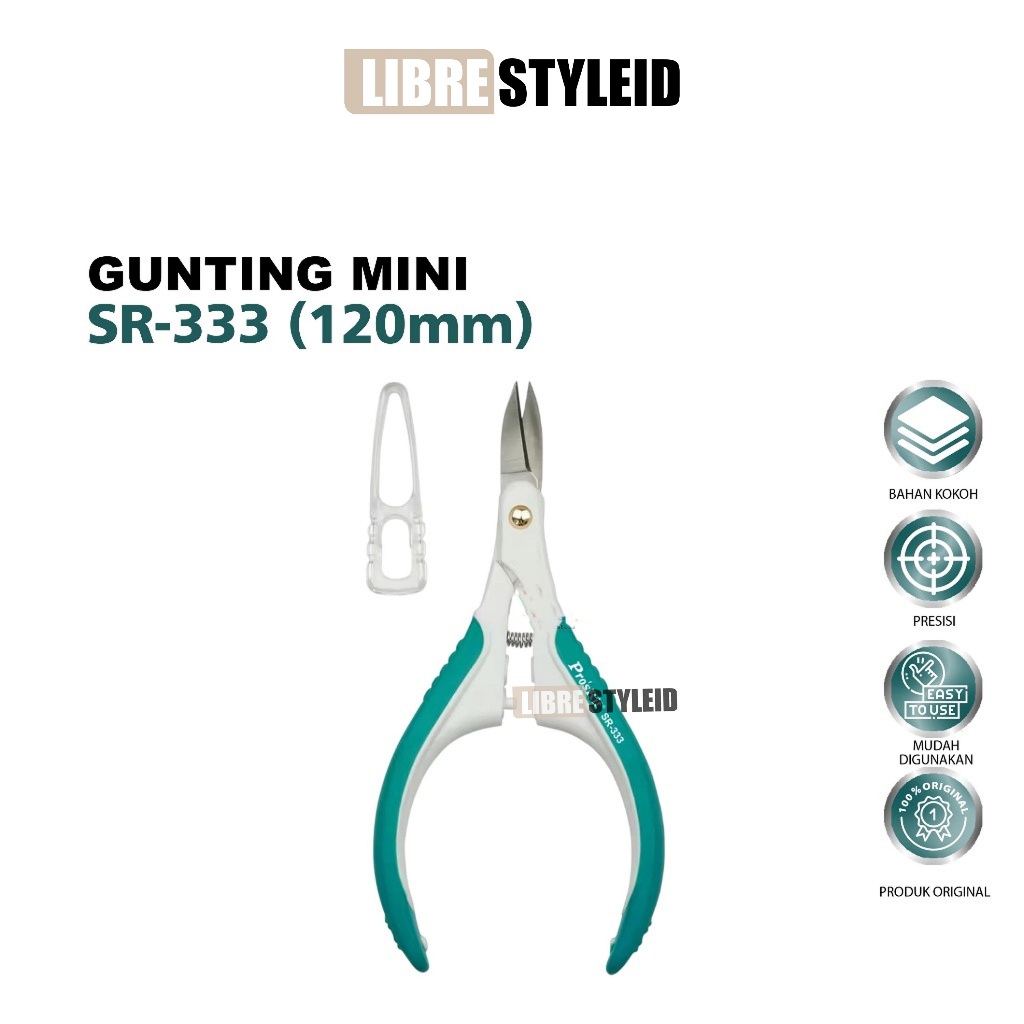 PROSKIT SR-333 GUNTING MINI PRESISI 120MM ORIGINAL - GUNTING KECIL PROSKIT SR-333 120MM ORIGINAL- PR