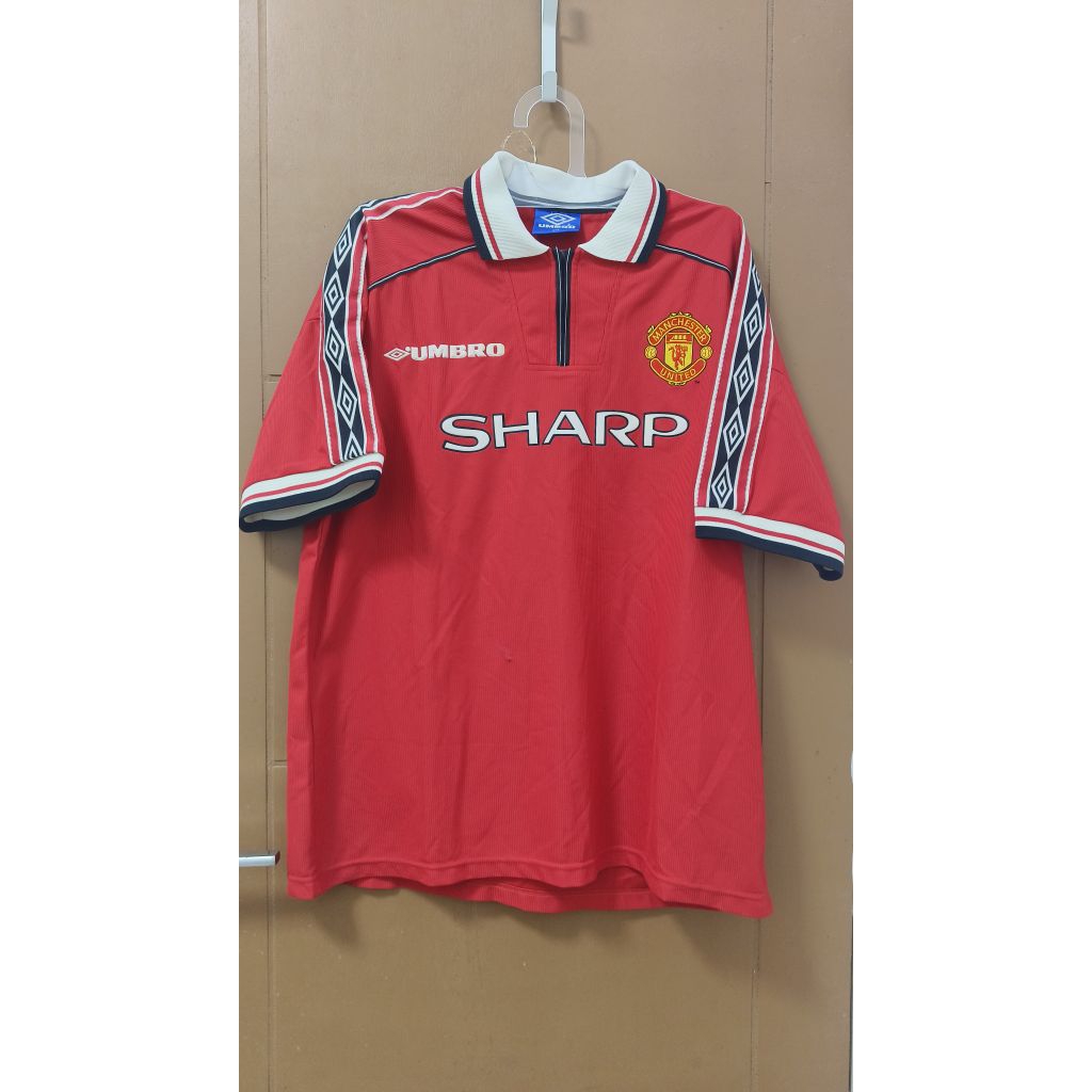 Jersey Bola MU Home 1998-2000 Original XXL
