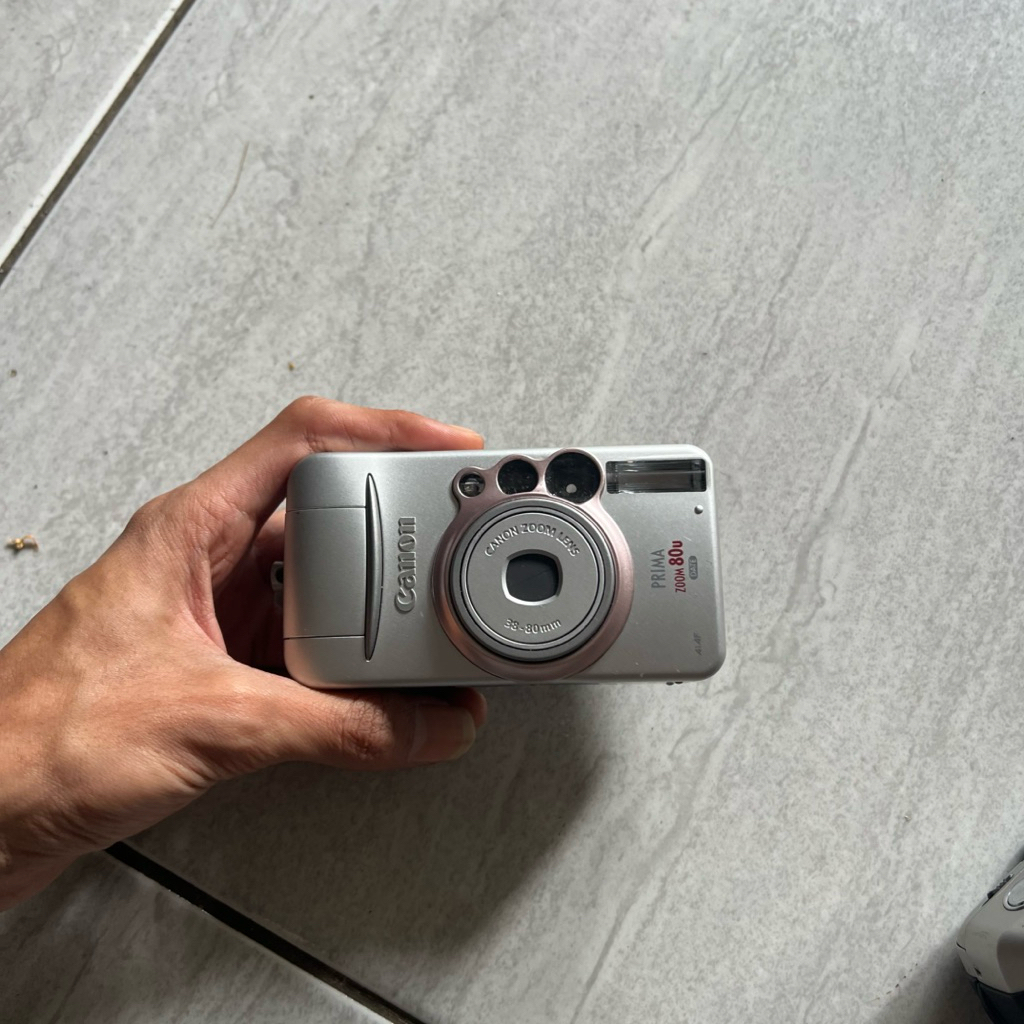 kamera analog canon prima zoom 80u date