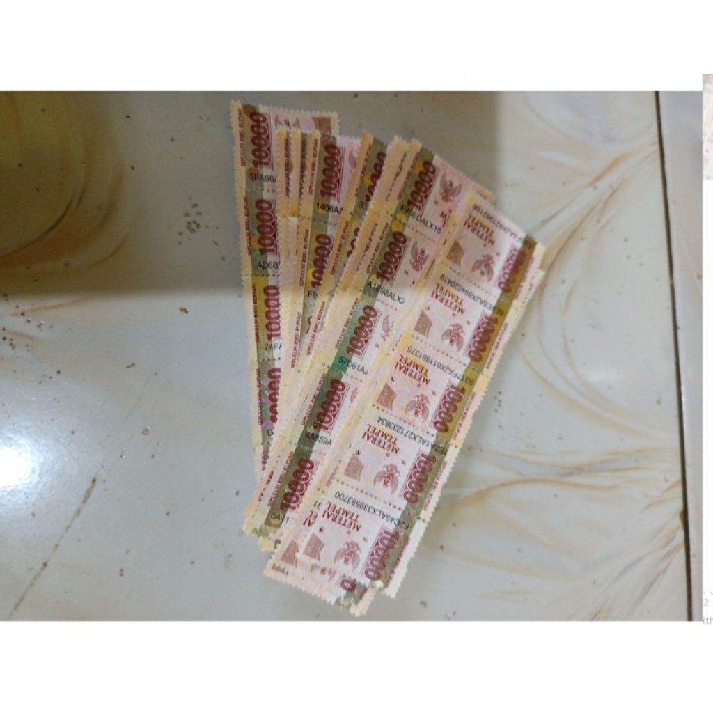 Meterai perangko 10000 250pcs