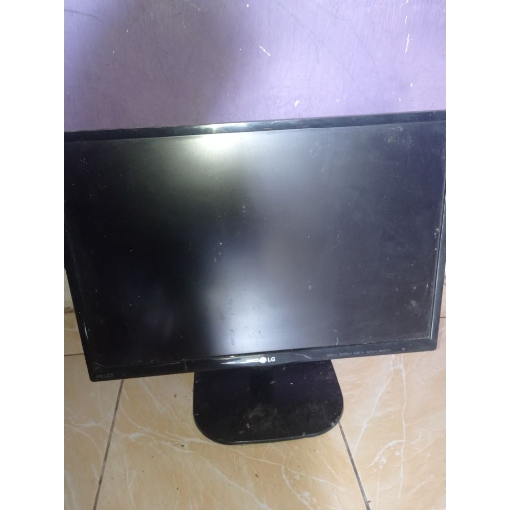 mesin monitor LG 19"//monitor rusak//mesin monitor nyala