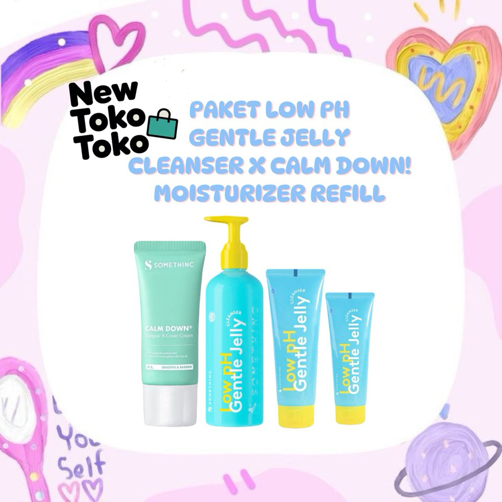 [BUNDLE HEMAT] SOMETHINC Low pH Gentle Jelly Cleanser x Best Selling Skincare (Low pH Gentle Jelly C