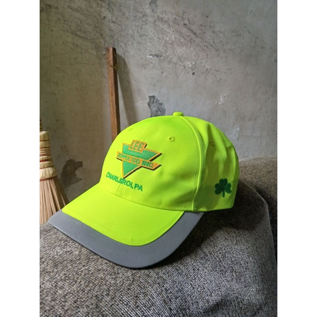 Topi Lee Ijo Neon Gambar Bunga Cloves and USA