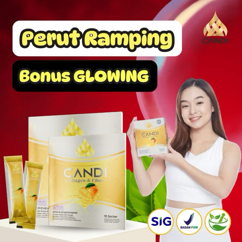 COLLAGEN FIBER CANDI PELANGSING AMPUH MENURUNKAN BERAT BADAN || ORIGINAL PUSAT BERBPOM