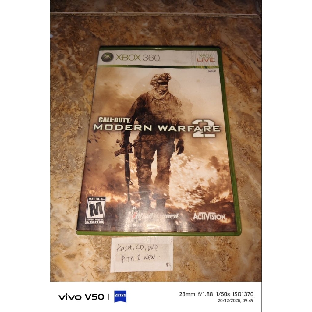 Kaset DVD Xbox 360 Call duty Modern Warfare 2