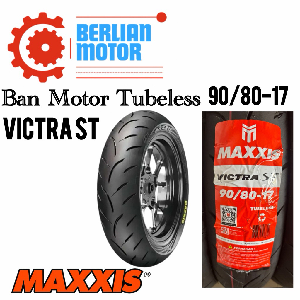 Ban maxxis victra st 90/80 ring 17 tubelles 100%original