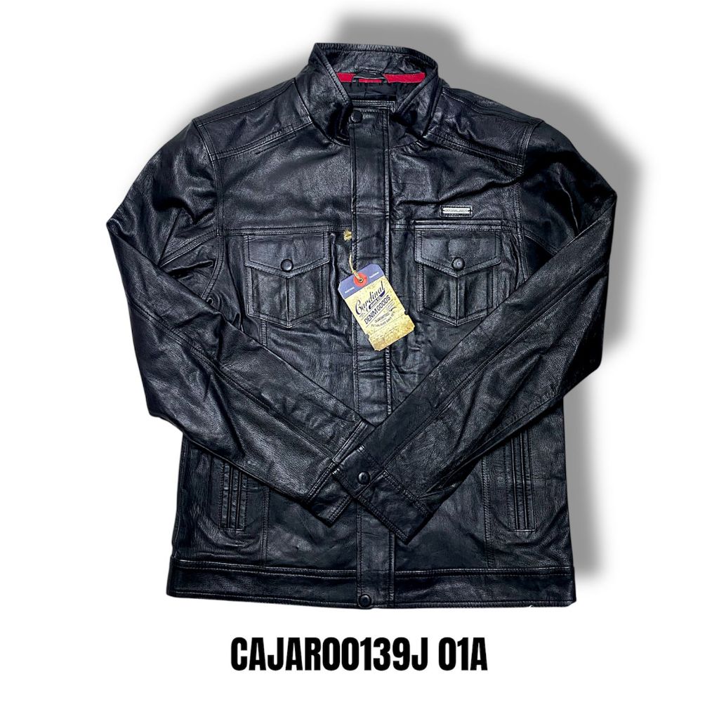 Jaket Kulit CARDINAL Original  Casual Classic || CARDINAL Original Leather Jacket || CAR 137
