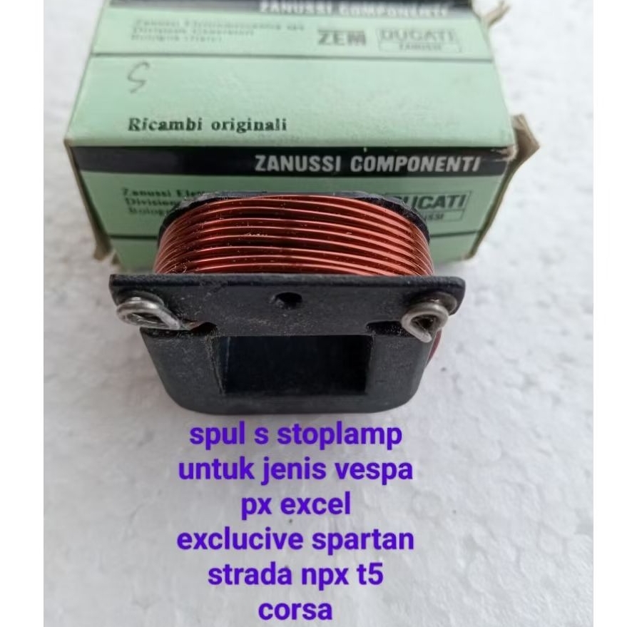 "spul S original dukati siem"untuk stoplamp vespa excel exclucive px spartan strada npx t5 pk corsa
