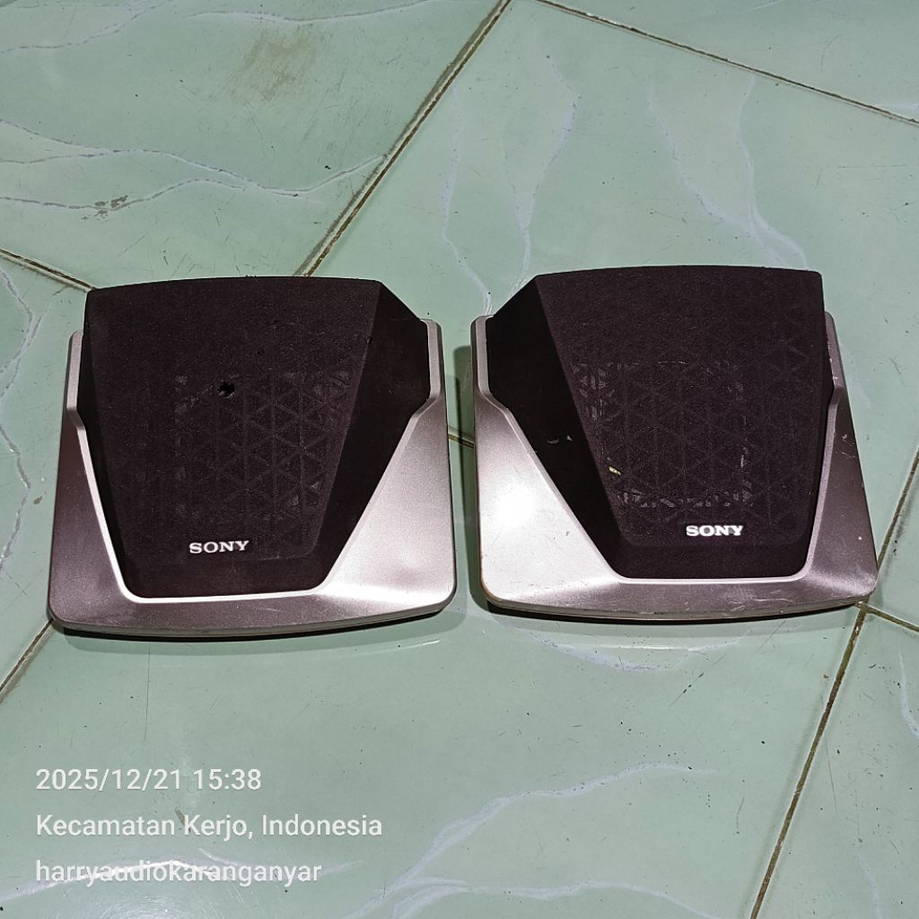 Sepasang Speaker Surround SONY SS-SR125 – Lepasan Normal Siap Pakai
