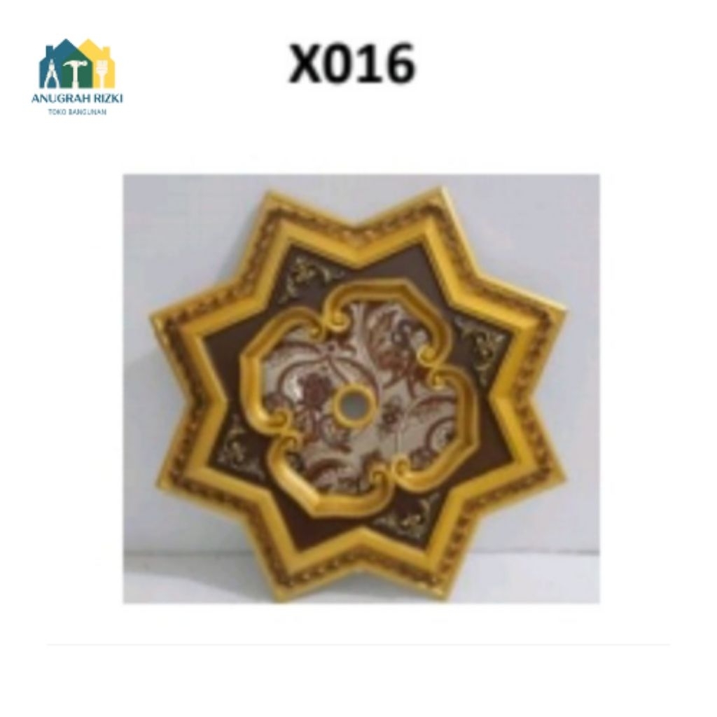 Ornamen Lampu plafon PVC ukuran 60x60 Kualitas Premium Harga Murah