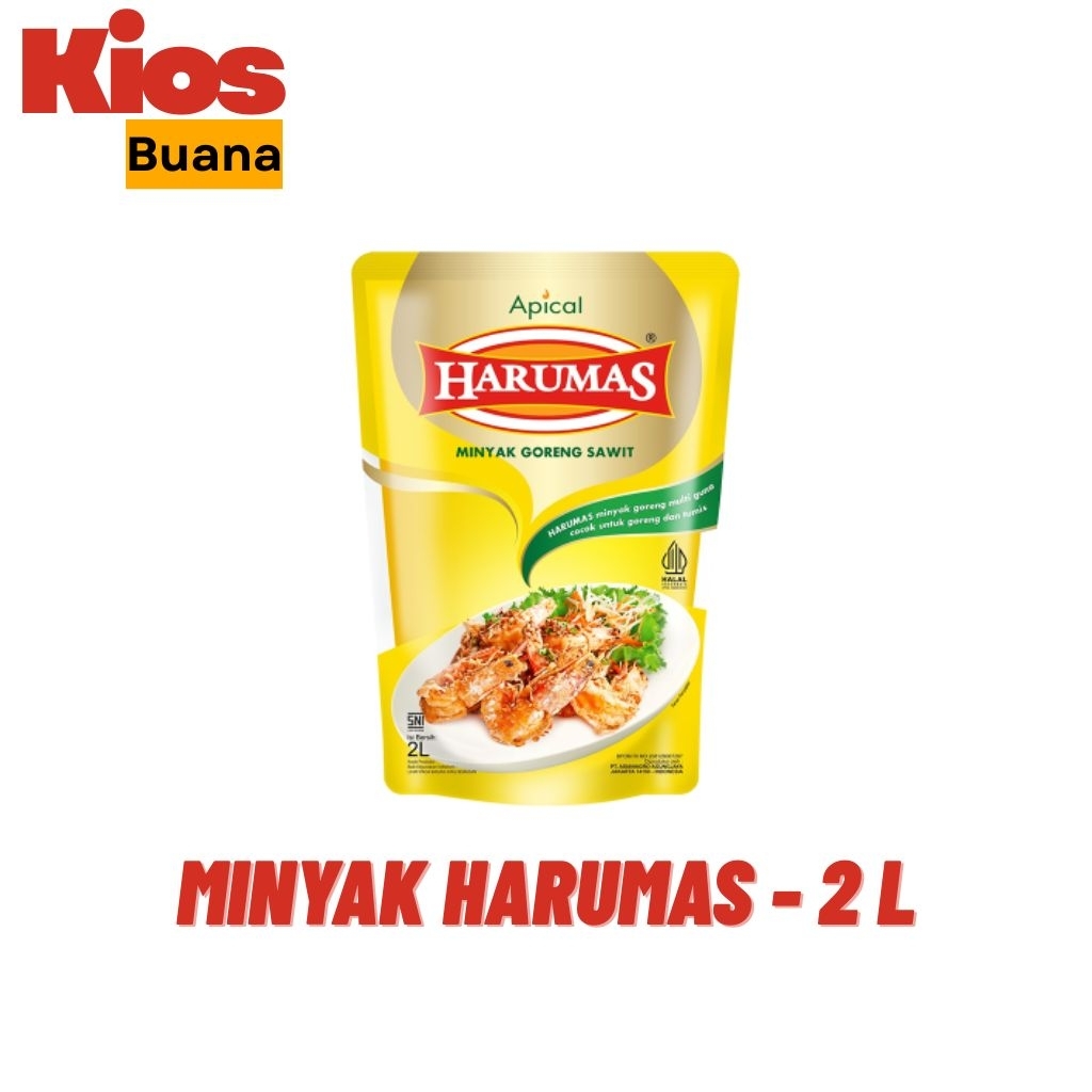 Minyak Goreng Sawit Harumas - 2 Liter