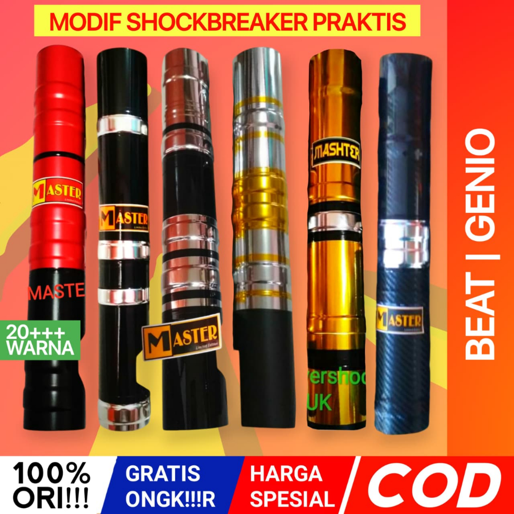 MASTER Cover Shock Sok Skok Depan Beat Genio Street Deluxe Fi Esp Karbu Depan