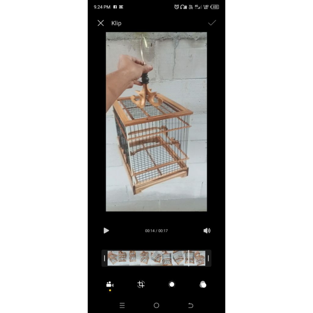 sangkar cungkok kotak 23x30 full fiber