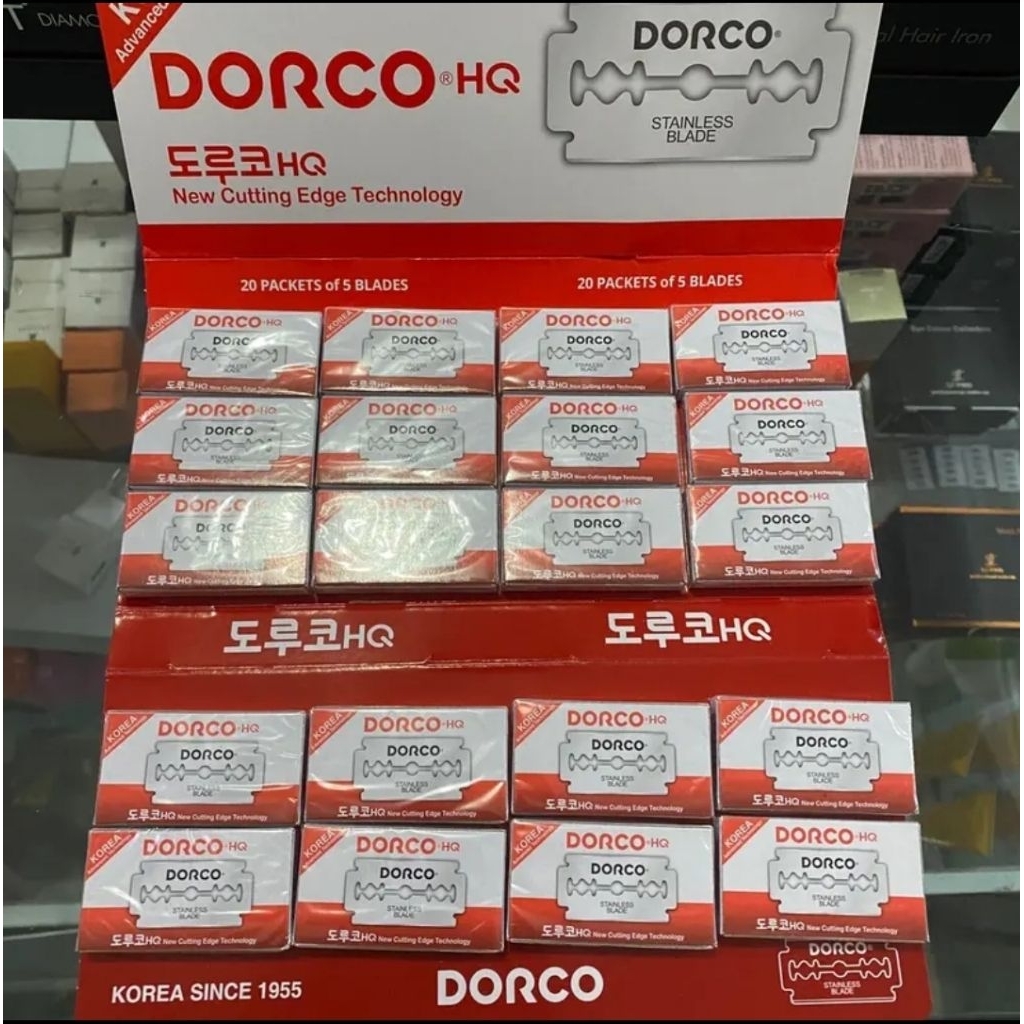 Silet Dorco merah silet dorco tajam original